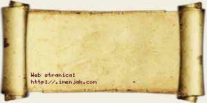 David Kovač vizit kartica